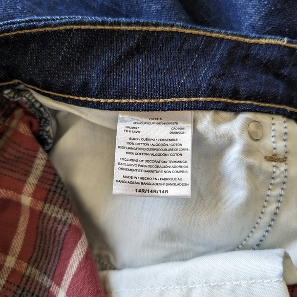 Dickies Women's Warming Jeans, flannel lined 14 - Picture 3 of 5